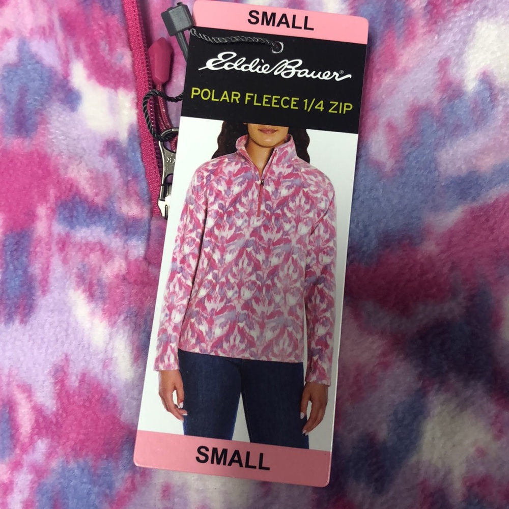 Eddie Bauer Polar Fleece 1/4 zip top - Picture 3 of 5